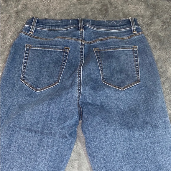 Two-toned High Rise Skinny Jean - Picture 2 of 3